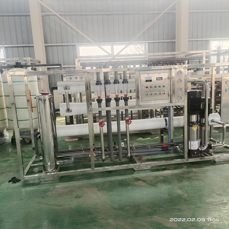 4噸雙級反滲透設備_鄭州純凈水處理設備廠家